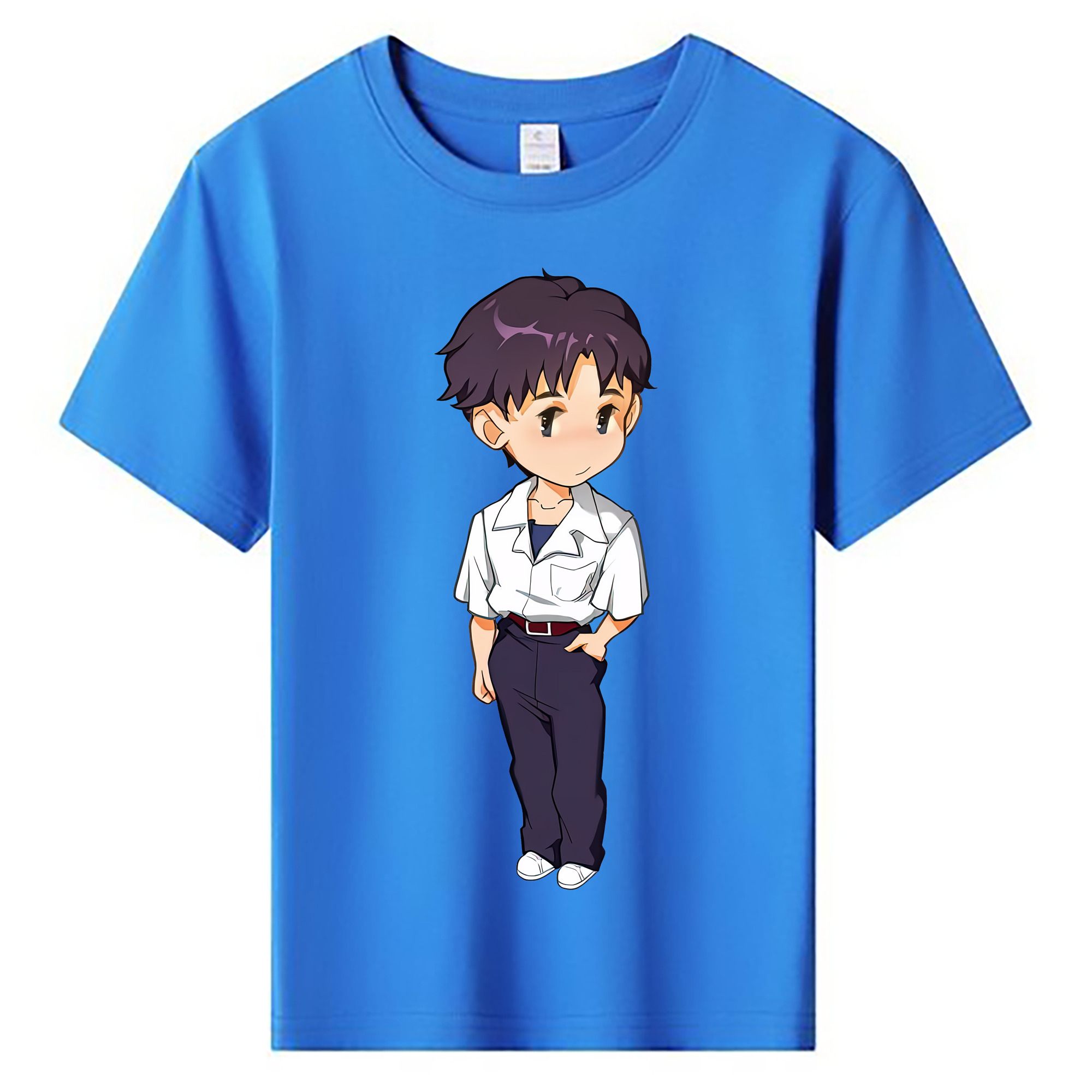 （画像用） EVA 新世紀エヴァンゲリオン 綿100％キッズTシャツ（フロントプリント）